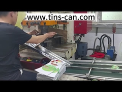 Il Natale in serie a forma di palla di tema di Natale inscatola 70mm Dia For Holiday Gift Promotion