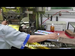 Al dettaglio contenitori di latta in metallo stampati in CMYK con contenitori di latta riciclabile